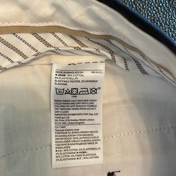 Banana Republic Aiden Chino dark gray 32x32 - Picture 5 of 10